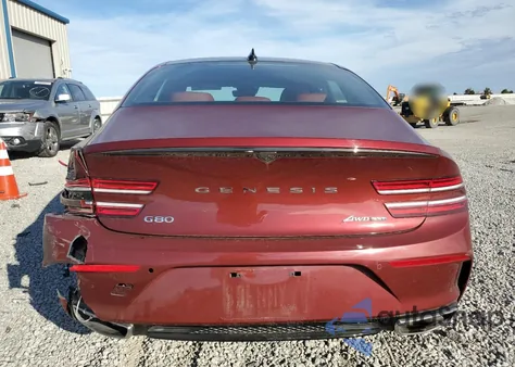 2022 Genesis G80 Sport Prestige из США, поврежденный, VIN KMTGB4SD0NU113528